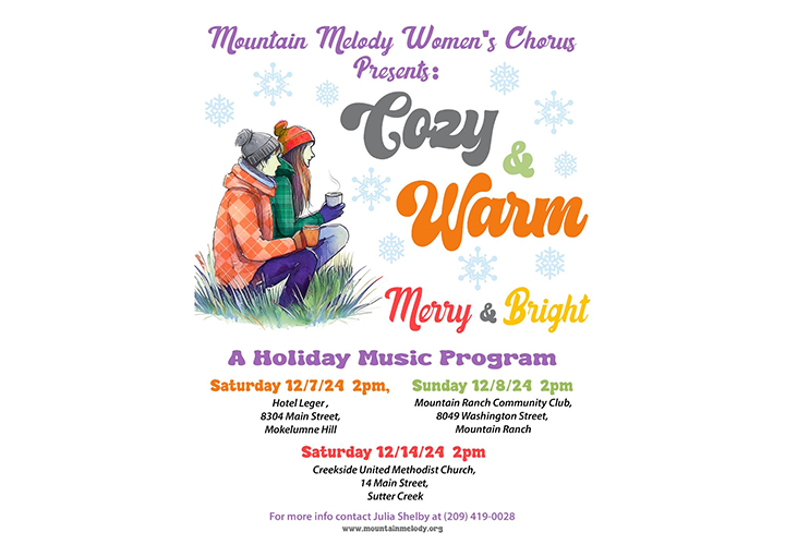 Mountain Melody Women's Chorus Presents: Cozy and Warm--Merry and Bright, A Holiday Music Program